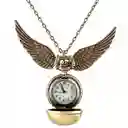 Collar + Reloj Cadena Quidditch Ball Bronce Harry Potter