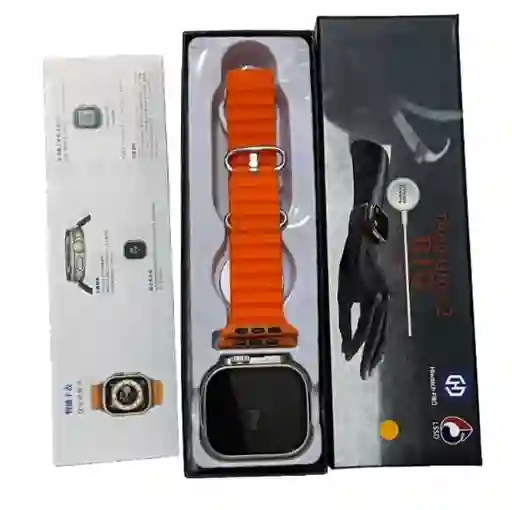 Smartwatch T900 Ultra 2 1.1 Naranja + Pulso De Obsequio: Estilo Y Tecnología