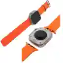 Smartwatch T900 Ultra 2 1.1 Naranja + Pulso De Obsequio: Estilo Y Tecnología