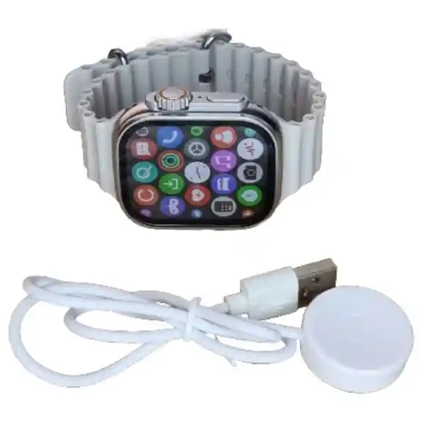 Smartwatch T900 Ultra 2 1.1 Beige + Pulso De Obsequio: Tu Mejor Compañero
