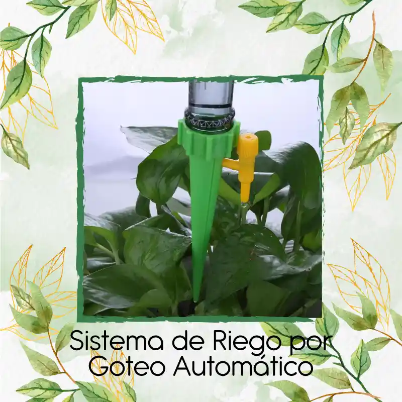 Sistema De Riego Por Goteo Automático