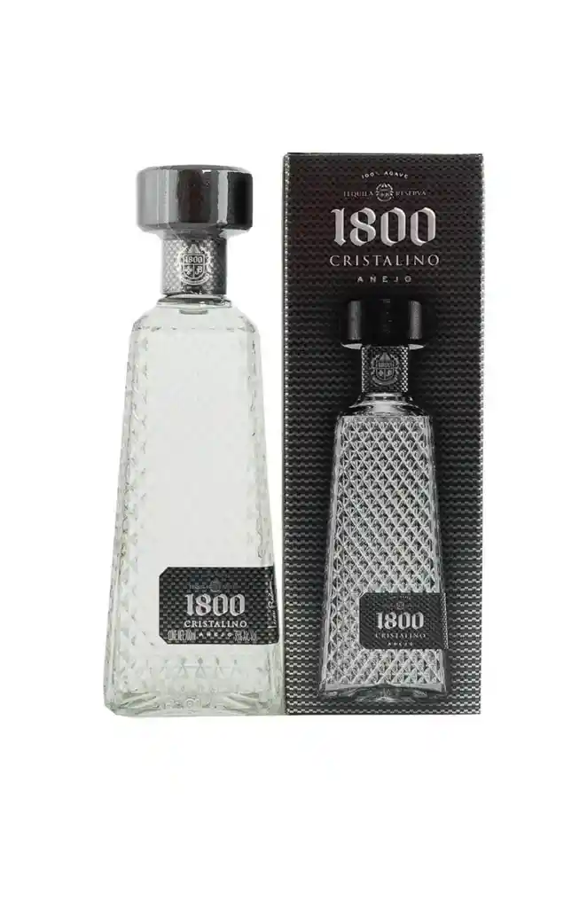 1800 Tequila Cristalino Botella