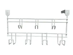 Gancho Perchero Organizador Colgar Puerta Closet Metalico