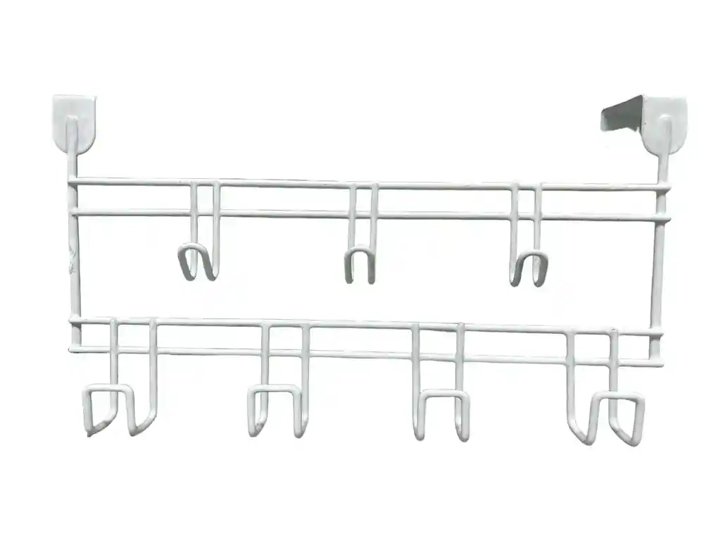 Gancho Perchero Organizador Colgar Puerta Closet Metalico