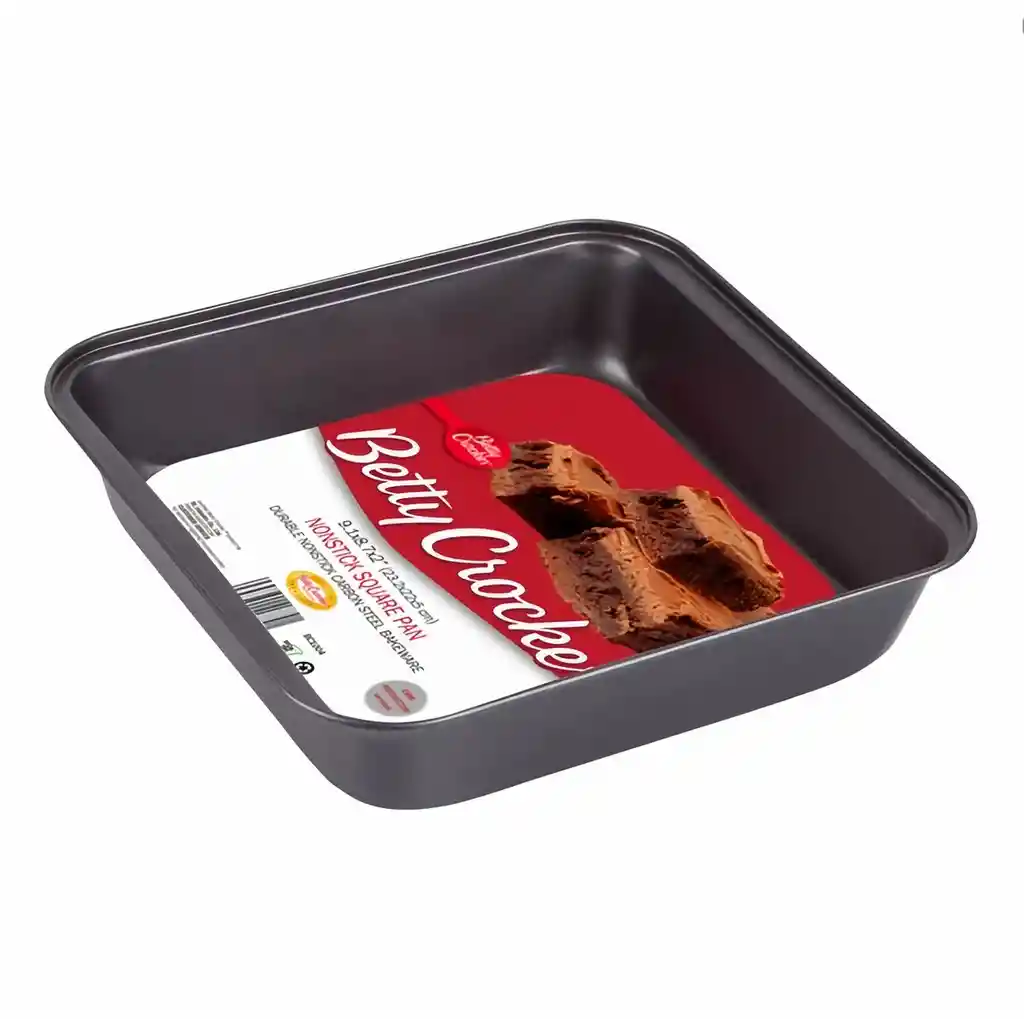 Betty Crocker Molde Cuadrado Base Bandeja Metalica Hornear