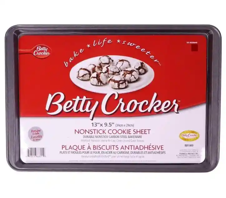 Betty Crocker Bandeja Molde Hornear Antiadherente Galletas