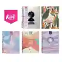 Cuaderno Argollado 7 Materias Cuadriculado Motivacional Durabook Kiut Grande 175 Hojas