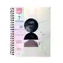 Cuaderno Argollado 7 Materias Cuadriculado Motivacional Durabook Kiut Grande 175 Hojas