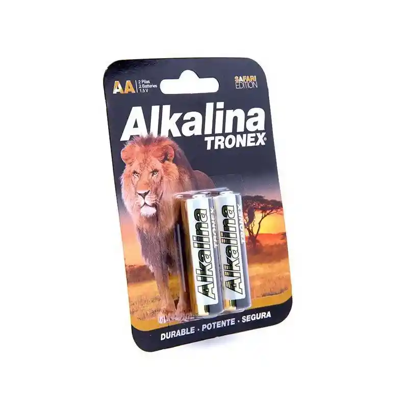 Tira 10 Baterias Pilas Tronex Aa Alkalina 1.5v Icontec 1.5v