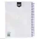 Cuaderno Argollado 5 Materias Cuadriculado Motivacional Durabook Kiut Grande 175 Hojas