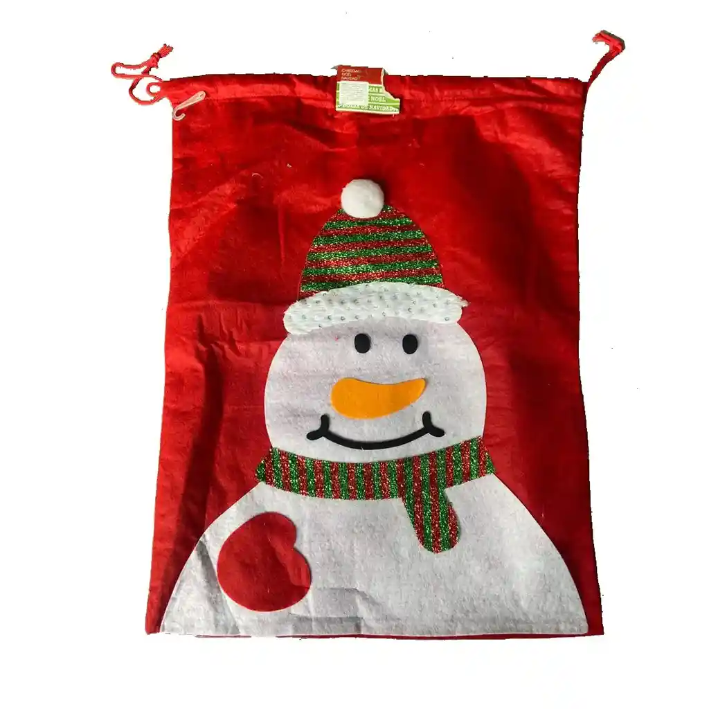 Bolsa Para Regalos Niño Dios Papa Noel Santa Claus Navidad