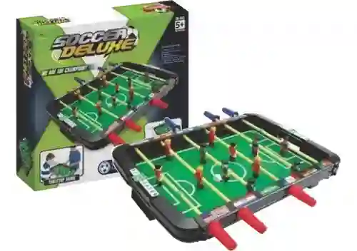 Futboilin Deluxe Caja Color Del Futbolito Negro Con Verde