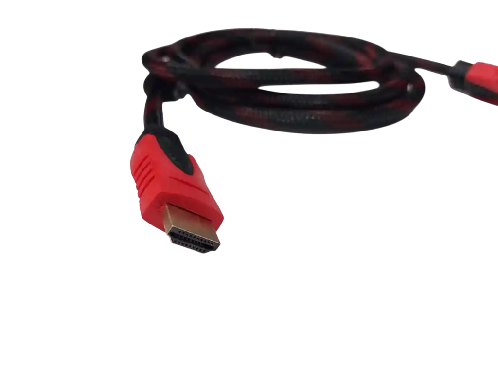Cable Hdmi 1.8 Metros Doble Reforzado Mallado Punta Dorada