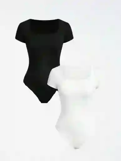 Body Para Mujer Cuello Cuadrado The Mambo Negro L