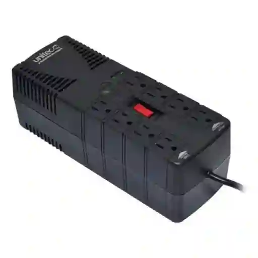 Regulador De Voltaje Automático U-1200 8 Tomas Unitec Original