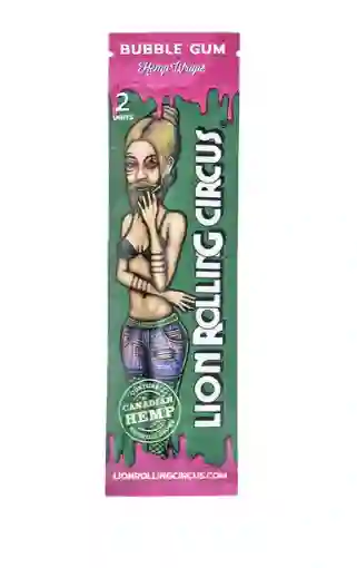 Hemp Wrap Lion Rolling Circus X2 Bubble Gum