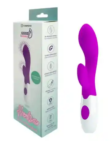 Vibrador Femenino Morado Lolly Hestia Siliconado