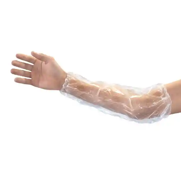 12 Mangas Plasticas Brazo Guantes Manos Tintura Pelo Pintura Hogar Inseminacion