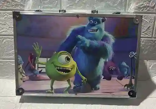 Set De Arte Monsters Inc Marcadores + Crayolas + Colores + Plumones + Pintura Acrilica Etc