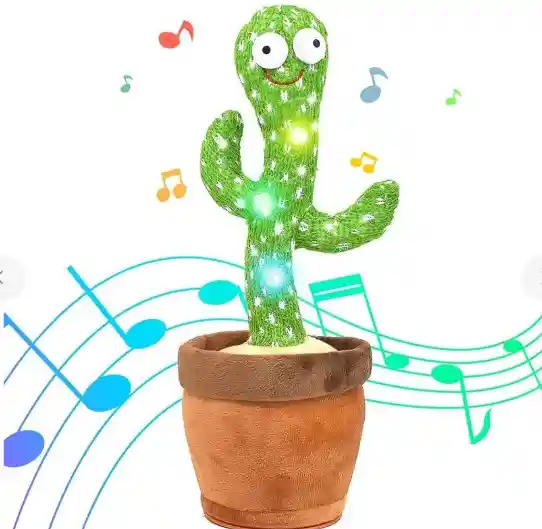 Juguete - Cactus Bailarin Imitador De Sonidos (con Accesorios)