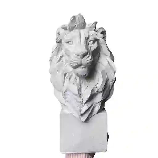 Figura De Leon De Yeso