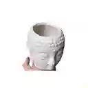 Maceta De Yeso Cabeza De Buda
