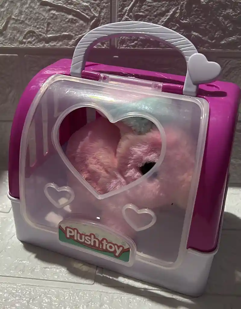 Conejo Mecanico + Canasta Juguetes Para Niñas
