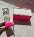 Juego Alcoba Para Muñecas Cama + Cajonera + Silla Juguetes Para Niña