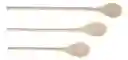 Set De Cucharas De Madera X3 Rama Design