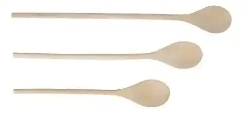 Set De Cucharas De Madera X3 Rama Design
