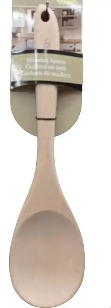 Cuchara De Madera Natural Utencilio De Cocina