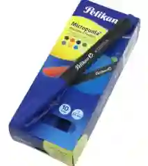 Caja Micropunta Azul X 10 Und Pelikan
