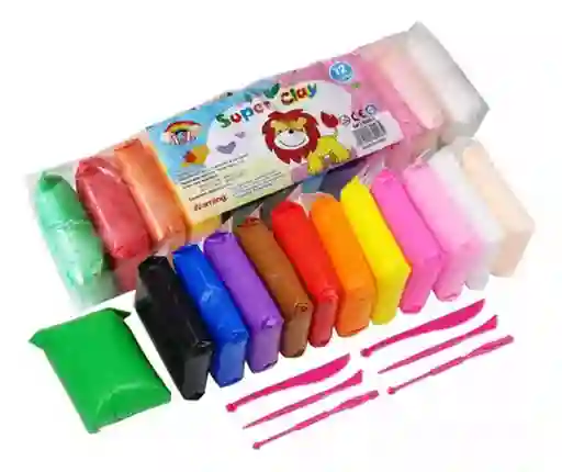 Foamy Moldeable X 12 Colores