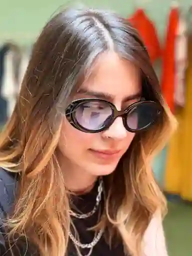 Lentes, Gafas De Sol De Moda + Estuche