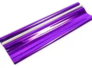 12 Pliegos De Papel De Regalo Metalizado Color Morado