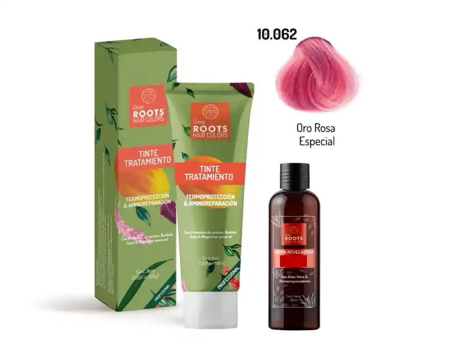 Tinte Tratamiento Oro Rosa Especial 10.062 Deep Roots