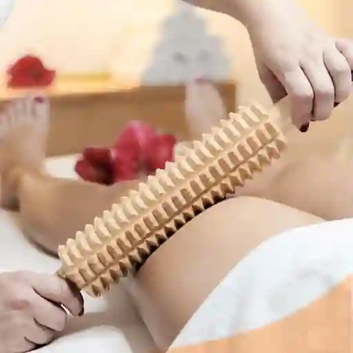 Maderoterapia Rodillos Madera Relajante Masajeador X Unidad