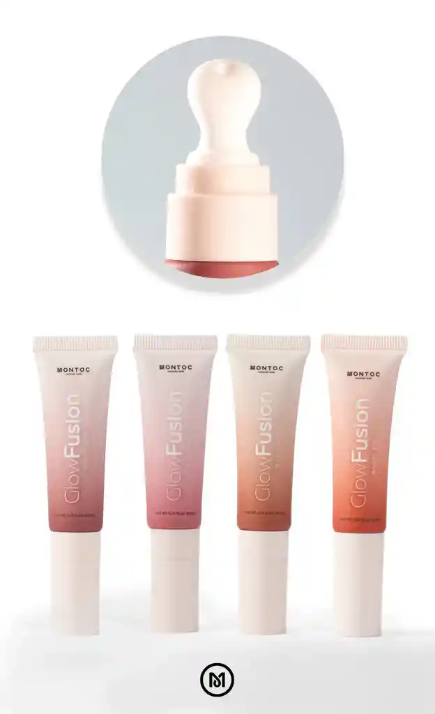 Brilo Glow Fusion Montoc Con Ácido Hialuronico Tono Ariel