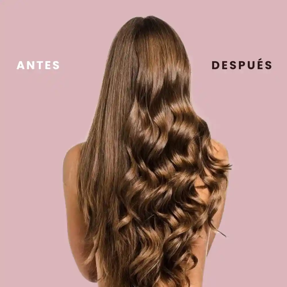 Ondas Sin Calor Tubo Rizador Cabello + 2 Scrunchies Satín