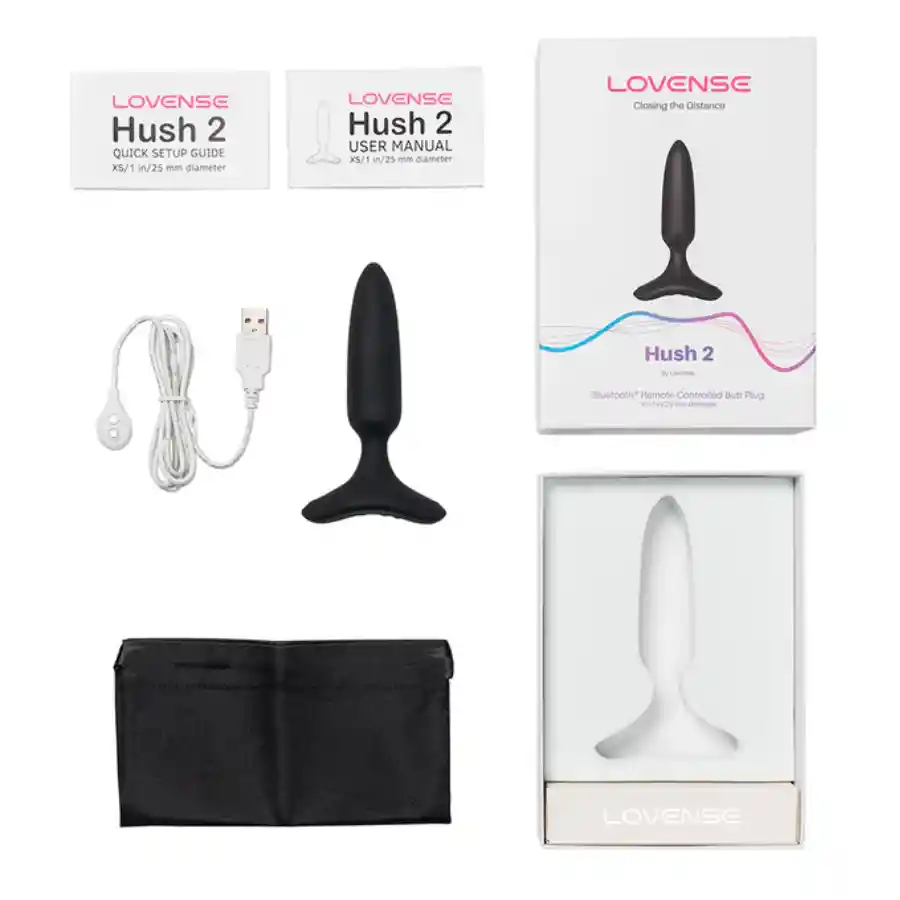 Plug Anal Vibrador Hush 2 Talla Xs Lovense