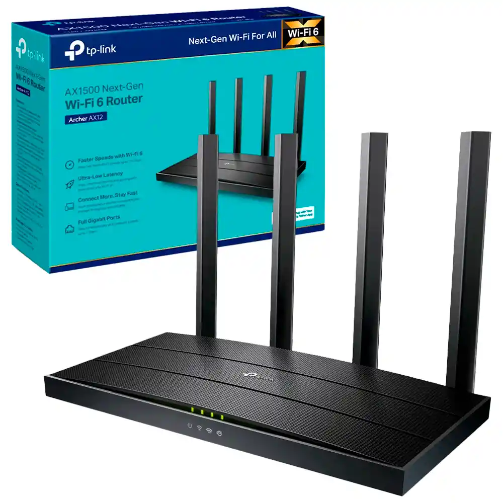 Router Wi-fi 6 Tp-link Ax1500 Archer Ax12 (1201mbps)