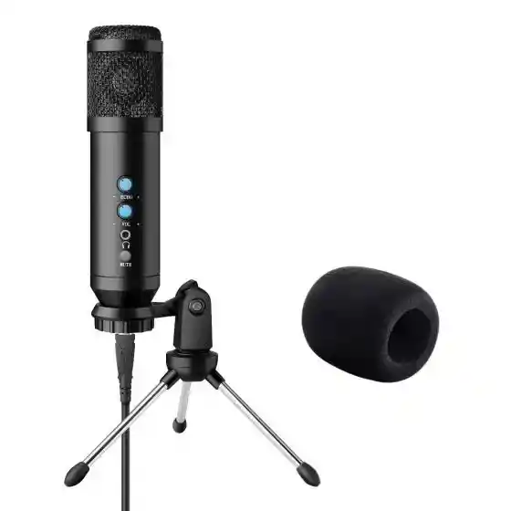 Micrófono Steren Usb Profesional De Condensador