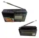 Radio Recargable Portatil Con Panel Solar, Con Am,fm Sw, 8 Bandas, Bluetooth,usb,sd,