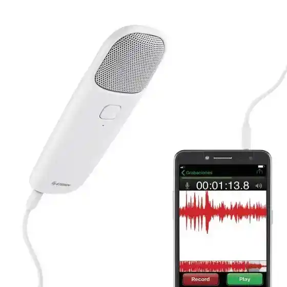 Microfono De Condensador Steren Para Smartphone Y Pc