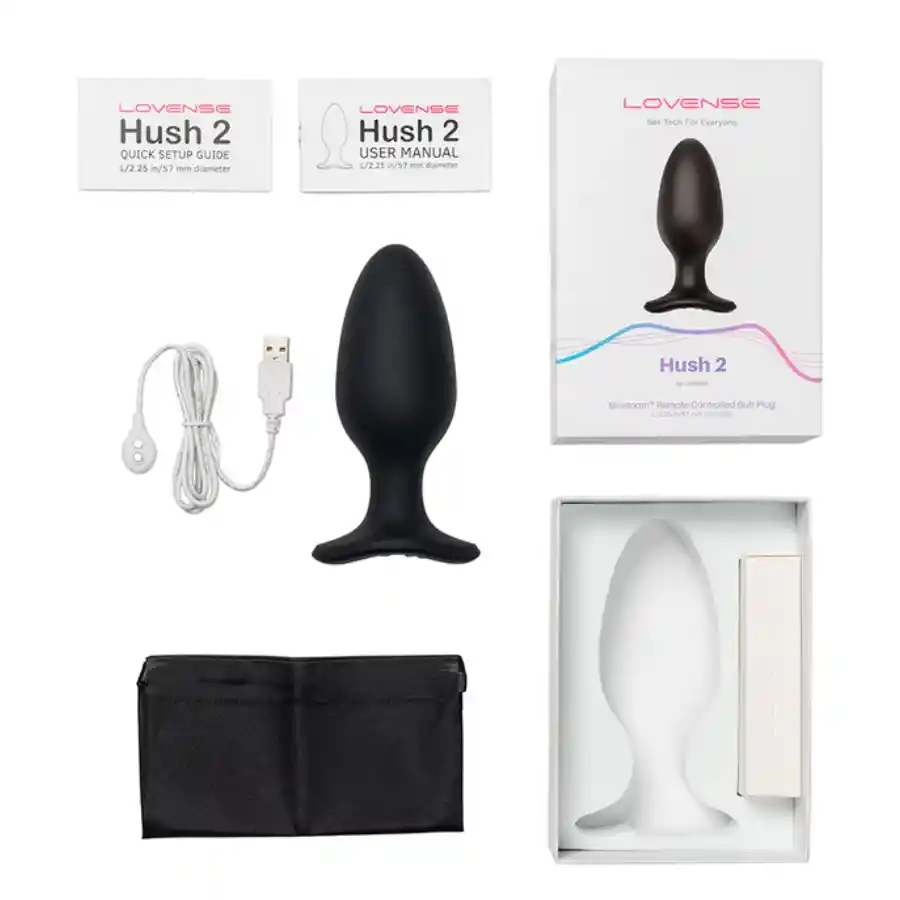 Plug Anal Vibrador Hush 2 Talla L Lovense