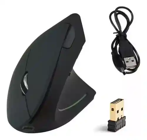 Mouse Ergonomico Optico Usb Inalambrico Ifans