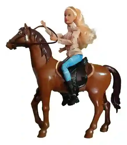 Juguete Muñeca Tipo Barbie Defa Lucy Caballo + Sombrero Ref8466