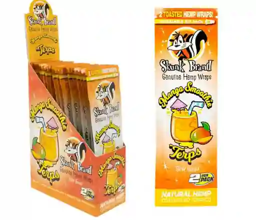 Skunk Brand Genuine Hemp Wraps X2 Mango Smoothie