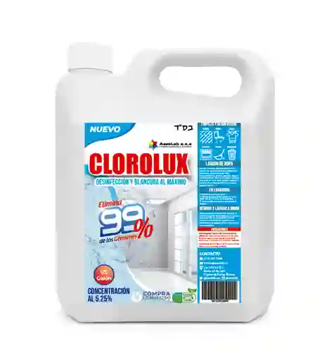 Blanqueador Clorolux Concentración 3.5% X 1.9l