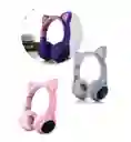 Diadema Bluetooth Gato Rosada Bt028c